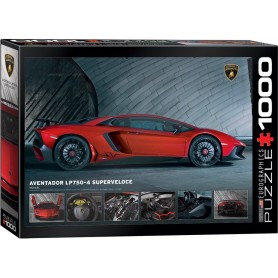 Puzzle Eurographics Lamborghini Aventador LP7504 1000 Pezzi Eurographics - 1