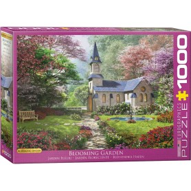 Puzzle Eurographics giardino fiorito da 1000 pezzi Eurographics - 1