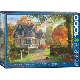 Puzzle Eurographics il cottage blu da 1000 pezzi Eurographics - 1
