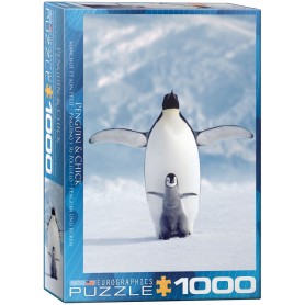Puzzle Eurographics Penguin e il suo pulcino da 1000 pezzi Eurographics - 1
