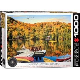 Puzzle Eurographics Lake Quebec Cabina di 1000 pezzi Eurographics - 1