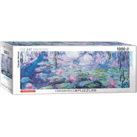 Puzzle Eurographics 1000 gigli d'acqua da 1000 pezzi di Claude Monet Eurographics - 1