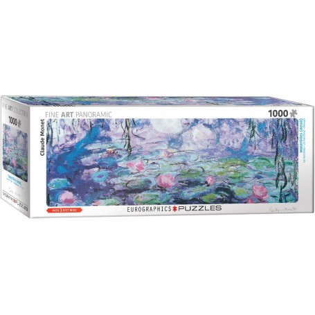 Puzzle Eurographics 1000 gigli d'acqua da 1000 pezzi di Claude Monet - Eurographics