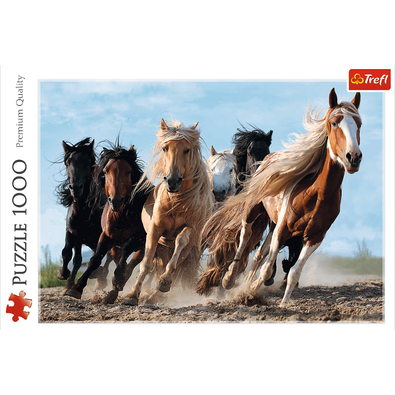 Puzzle Trefl cavalli al galoppo da 1000 pezzi 