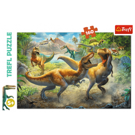 Puzzle Trefl combattere il tyrannosaurus da 160 pezzi Puzzles Trefl - 1