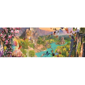 Puzzle Jumbo terra panoramica di 1000 pezzi di 1000 Jumbo - 1