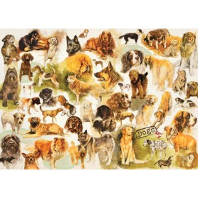 Puzzle Jumbo poster per cani da 1000 pezzi Jumbo - 1