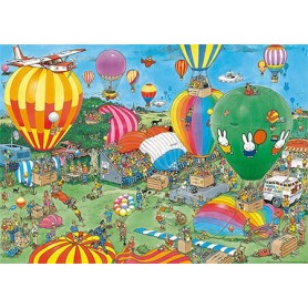 Puzzle Jumbo Hooray, Miffy 65 Anni di 1000 Pezzi Jumbo - 2