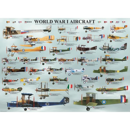Puzzle Eurographics aereo da 1000 pezzi della prima guerra mondiale - Eurographics