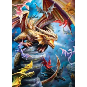 Puzzle Eurographics Dragon Clan di Ann Stokes 1000 Pezzi Eurographics - 1