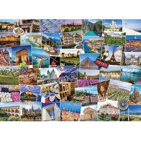 Puzzle Eurographics Globetrotter France da 1000 pezzi Eurographics - 1