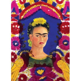 Puzzle Eurographics autoritratto Kahlo con uccelli da 1000 pezzi Eurographics - 1