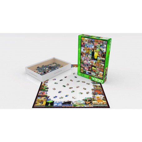 Puzzle Eurographics viaggia per il mondo di 1000 pezzi Eurographics - 1
