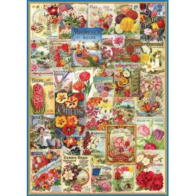 Puzzle Eurographics catalogo di semi di fiori da 1000 pezzi Eurographics - 1
