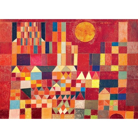 Puzzle Eurographics Castle and Sun di Paul Klee dei 1000 Pezzi - Eurographics