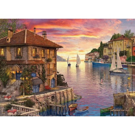 Puzzle Eurographics porto mediterraneo di 1000 pezzi - Eurographics