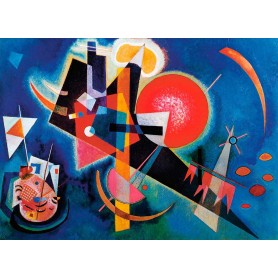 Puzzle Eurographics Wassily Kandinsky Blu 1000 Pezzi Eurographics - 1