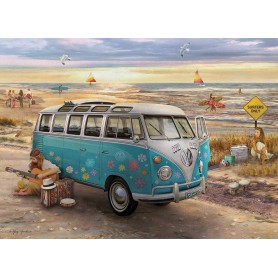 Puzzle Eurographics i pezzi di The Love and Hope VW Bus 1000 Eurographics - 1