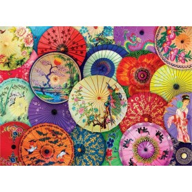 Puzzle Eurographics ombrelli asiatici da 1000 pezzi Eurographics - 1