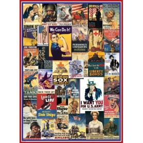 Puzzle Eurographics Classici I e Seconda Guerra Mondiale, 1000 pezzi Eurographics - 1