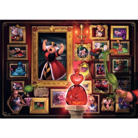 Puzzle Ravensburger Disney Villains: Queen of Hearts 1000 Pezzi - Ravensburger