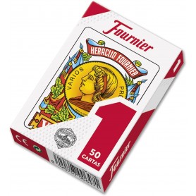 Mazzo spagnolo n. 1 50 carte Fournier - Colori casuali - 