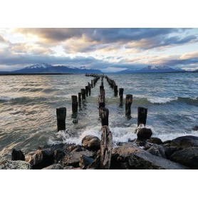 Puzzle Ravensburger Puerto Natales, Cile 1000 pezzi Ravensburger - 1