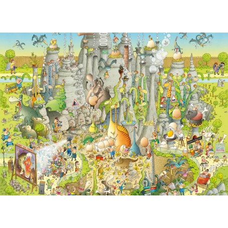 Puzzle Heye Jurassic Habitat da 1000 pezzi - Heye