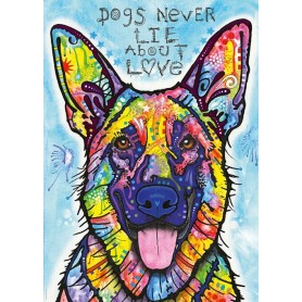 Puzzle Heye cani non mentono mai 1000 pezzi Heye - 1