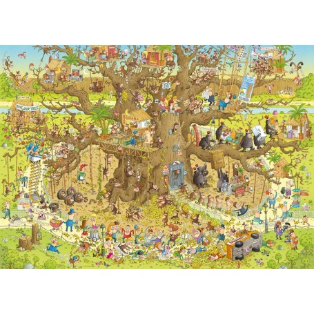 Puzzle Heye habitat delle scimmie da 1000 pezzi - Heye