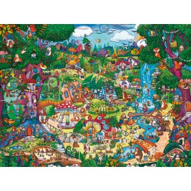 Puzzle Heye foresta di 1500 pezzi con la vita Heye - 1