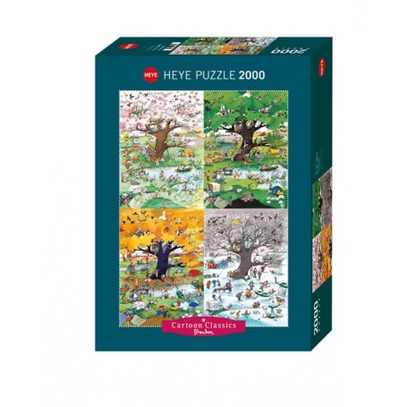 Puzzle Heye quattro stagioni dei pezzi del 2000 Heye - 1