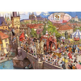 Puzzle Heye 2000-Piece Street Parade Heye - 1