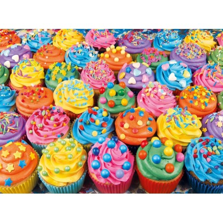 Puzzle Clementoni cupcake a colori da 500 pezzi - Clementoni