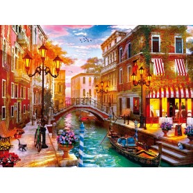 Puzzle Clementoni tramonto a Venezia 500 pezzi Clementoni - 1
