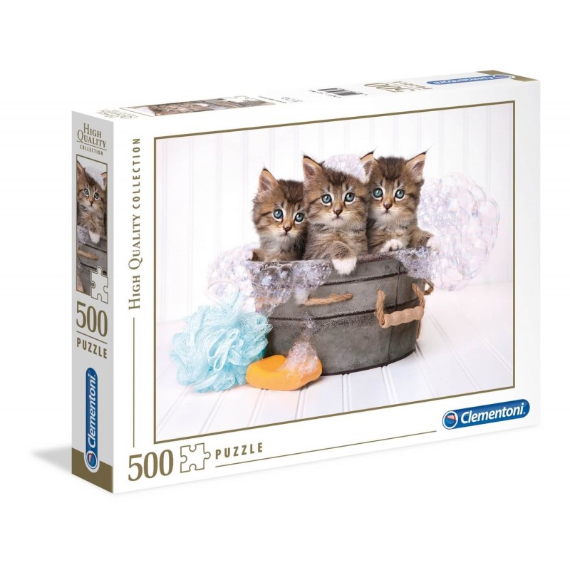 KING, Puzzle da 1000 pezzi Gattini in cucina, , KING55847