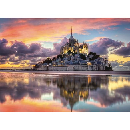 Puzzle Clementoni Il Magnifico Mont Saint Michel di 1000 pezzi - Clementoni