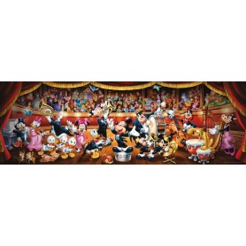 Puzzle Clementoni Panoramico Disney Orchestra 1000 pezzi Clementoni - 1