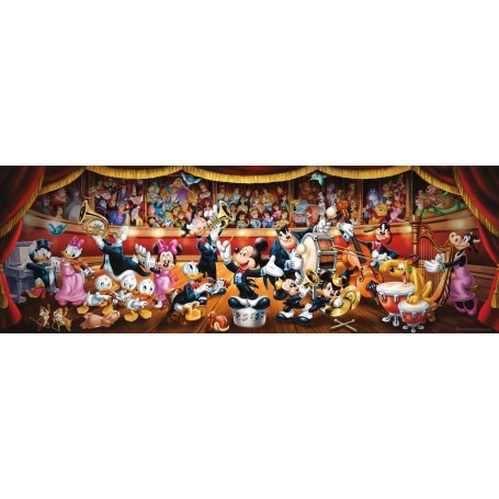 Puzzle Clementoni Panoramico Disney Orchestra 1000 pezzi - Clementoni