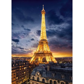 Puzzle Clementoni la Torre notturna Eiffel da 1000 pezzi Clementoni - 1