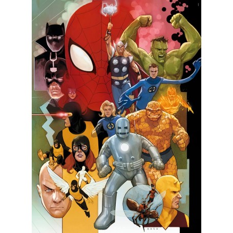 Puzzle Clementoni Marvel Universe anni '80 di 1000 pezzi - Clementoni