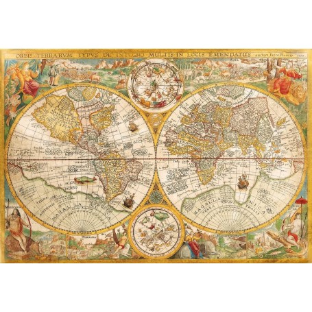 mappa del mondo antico Puzzle Clementoni 2000 pezzi - Clementoni