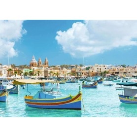 Puzzle Ravensburger Mediterraneo Malta 1000 pezzi Ravensburger - 1