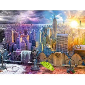 Puzzle Ravensburger stazioni di New York da 1500 pezzi Ravensburger - 1