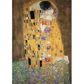 Puzzle Ravensburger Gustav Klimt, Il bacio dei 1500 pezzi (The Kiss of 1500 Pieces) Ravensburger - 1