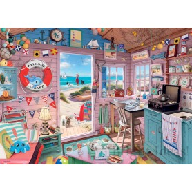 Puzzle Ravensburger la cabina da spiaggia da 1000 pezzi Ravensburger - 1