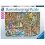 Puzzle Ravensburger a mezzanotte alla Biblioteca di 1000 pezzi - Ravensburger