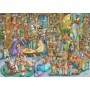 Puzzle Ravensburger a mezzanotte alla Biblioteca di 1000 pezzi - Ravensburger