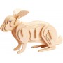 Gepetto's Rabbit Modello 43 Pezzi - Eureka! 3D Puzzle