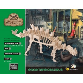 Gigantspinosaurus Model 59 Pieces di Gepetto - Eureka! 3D Puzzle